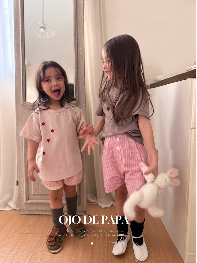 Ojodepapa - Korean Children Fashion - #discoveringself - Star Tee - 8