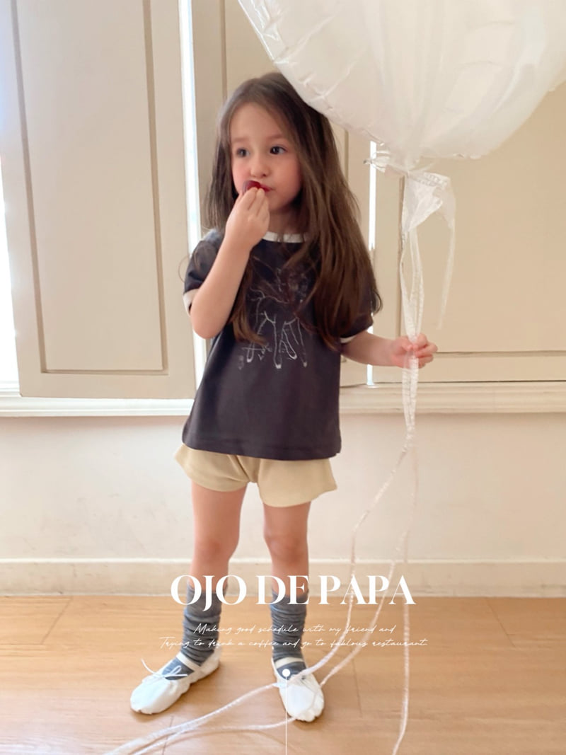 Ojodepapa - Korean Children Fashion - #kidsshorts - Pony Tee - 8