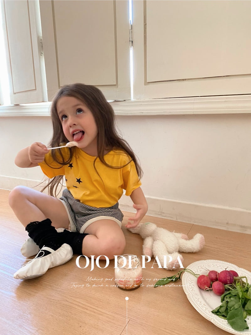 Ojodepapa - Korean Children Fashion - #prettylittlegirls - Star Tee