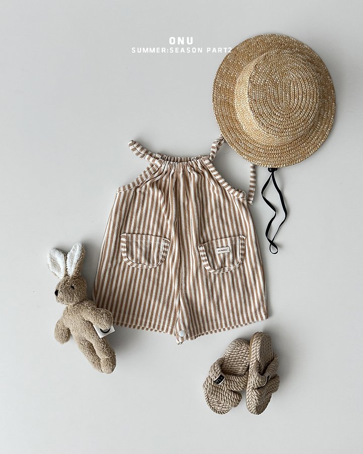 Onu - Korean Baby Fashion - #babyboutiqueclothing - Stripe Beach Suit - 7