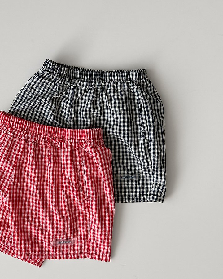 Onu - Korean Children Fashion - #prettylittlegirls - Water Check Pants - 4