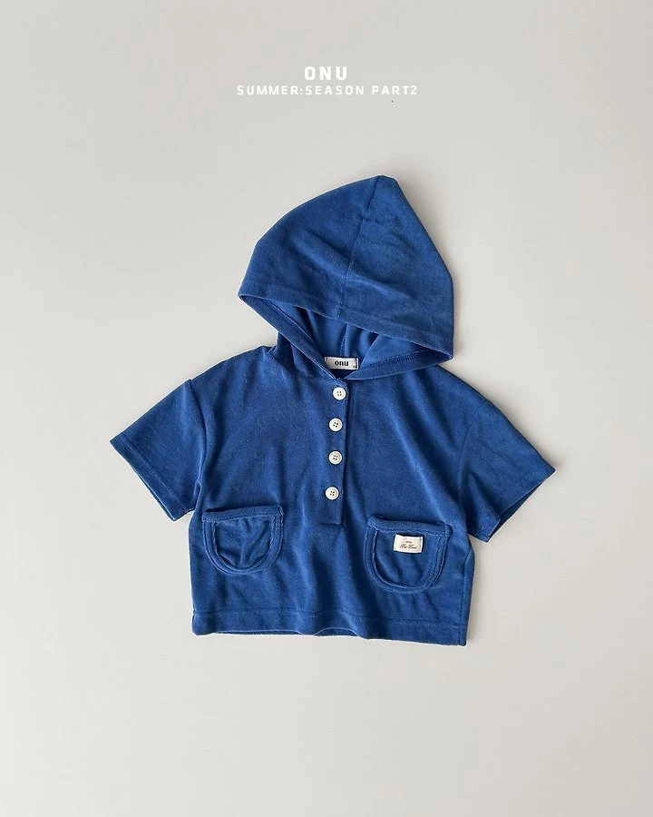 Onu - Korean Children Fashion - #prettylittlegirls - Terry Beach Hood