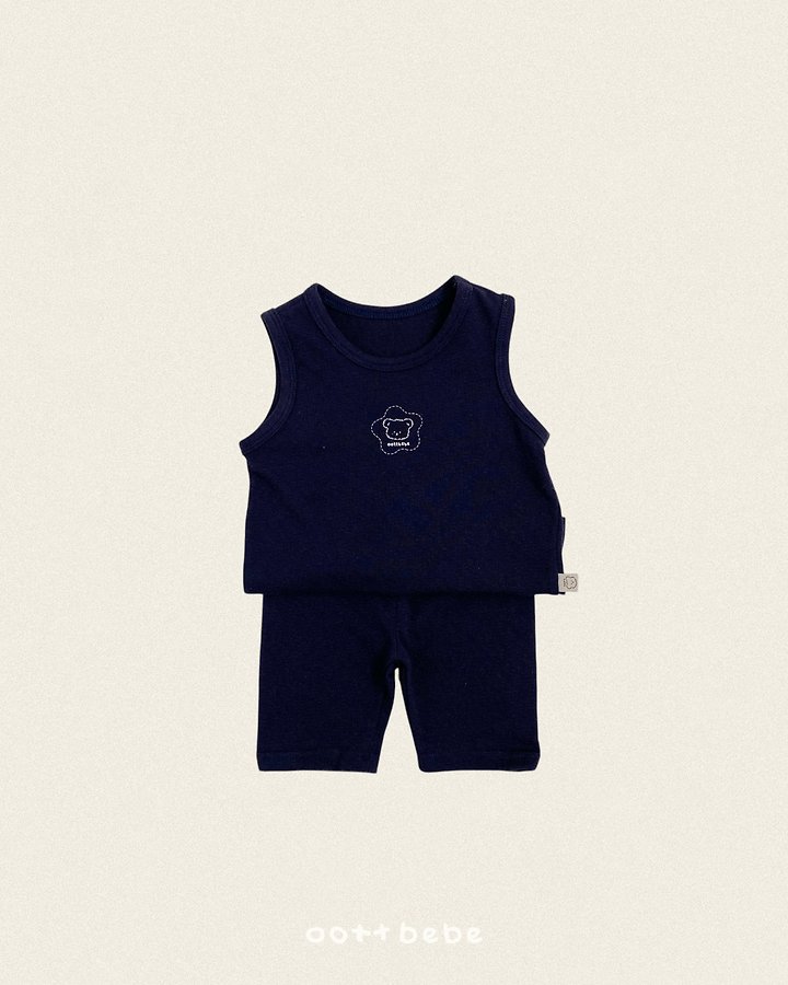 Oott Bebe - Korean Children Fashion - #Kfashion4kids - Cotton Pure Sleeveless Easywear - 3