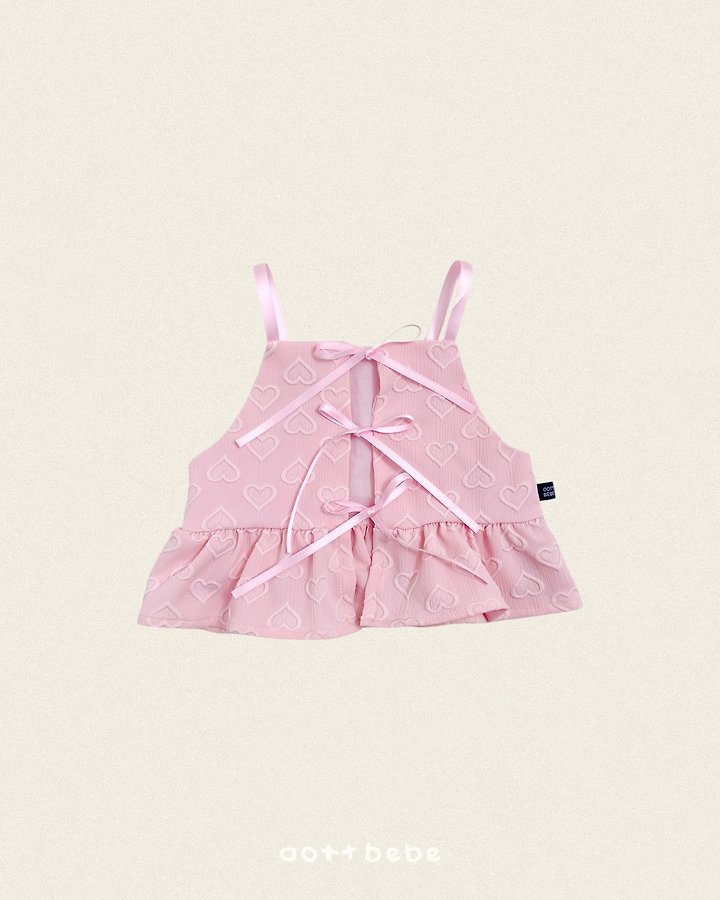 Oott Bebe - Korean Children Fashion - #childofig - Heart Bustier - 3