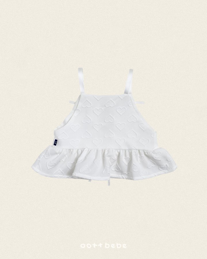 Oott Bebe - Korean Children Fashion - #childofig - Heart Bustier - 4