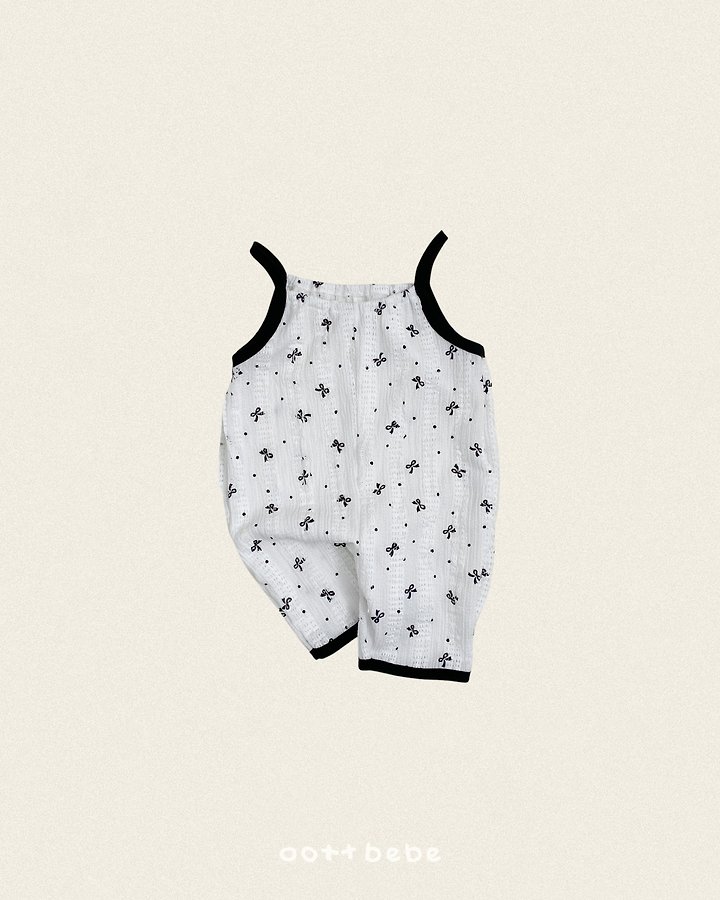 Oott Bebe - Korean Children Fashion - #childofig - Ribbon Lace Overall - 2