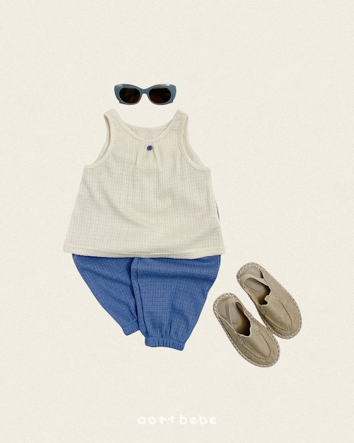 Oott Bebe - Korean Children Fashion - #designkidswear - Aurora Summer Sleeveless Set - 9