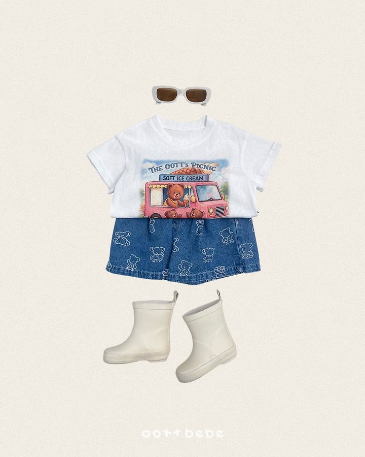 Oott Bebe - Korean Children Fashion - #designkidswear - Otti Denim Pants - 3