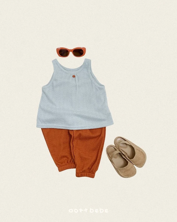 Oott Bebe - Korean Children Fashion - #discoveringself - Aurora Summer Sleeveless Set - 10