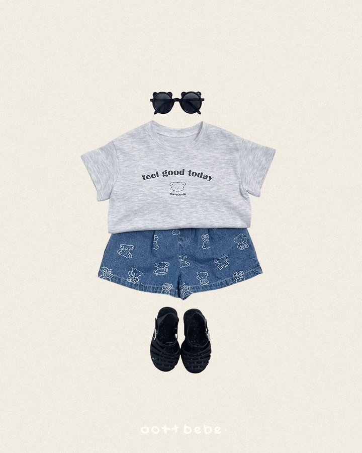 Oott Bebe - Korean Children Fashion - #designkidswear - Otti Denim Pants - 4