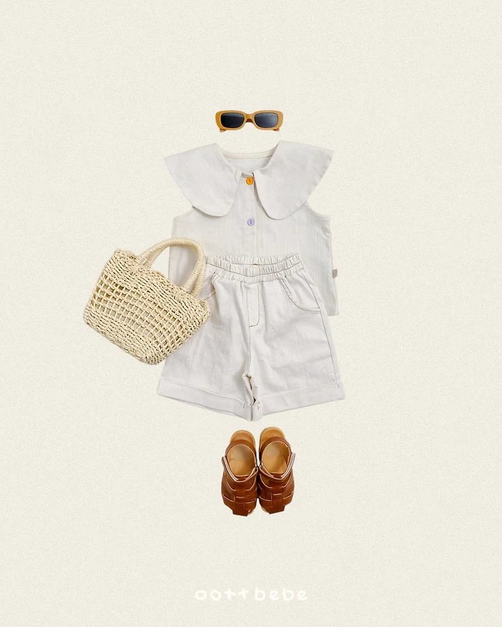 Oott Bebe - Korean Children Fashion - #discoveringself - Heart Denim Cuff Pants - 2