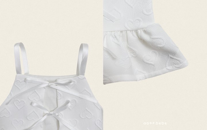 Oott Bebe - Korean Children Fashion - #kidsshorts - Heart Bustier - 9