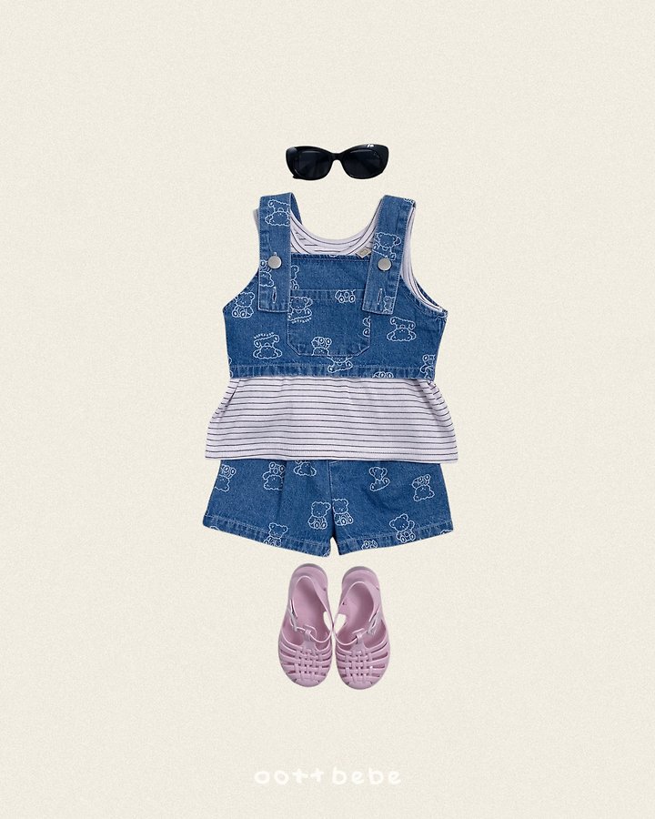 Oott Bebe - Korean Children Fashion - #kidsstore - Otti Denim Pants - 7