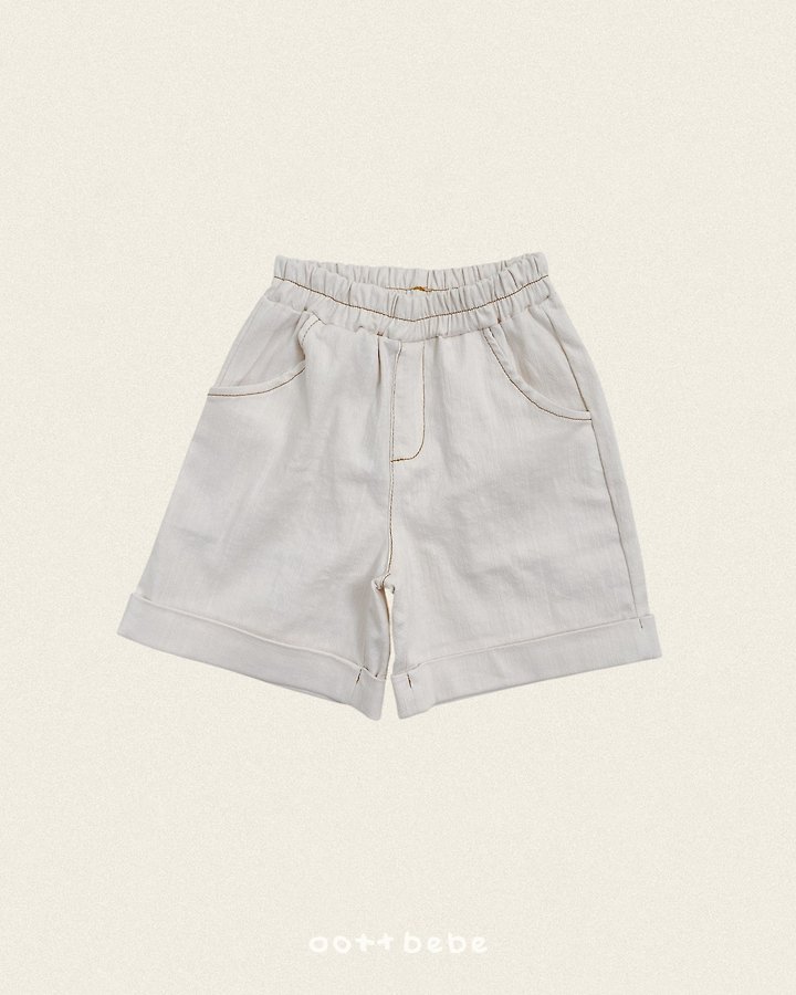 Oott Bebe - Korean Children Fashion - #kidzfashiontrend - Heart Denim Cuff Pants - 6
