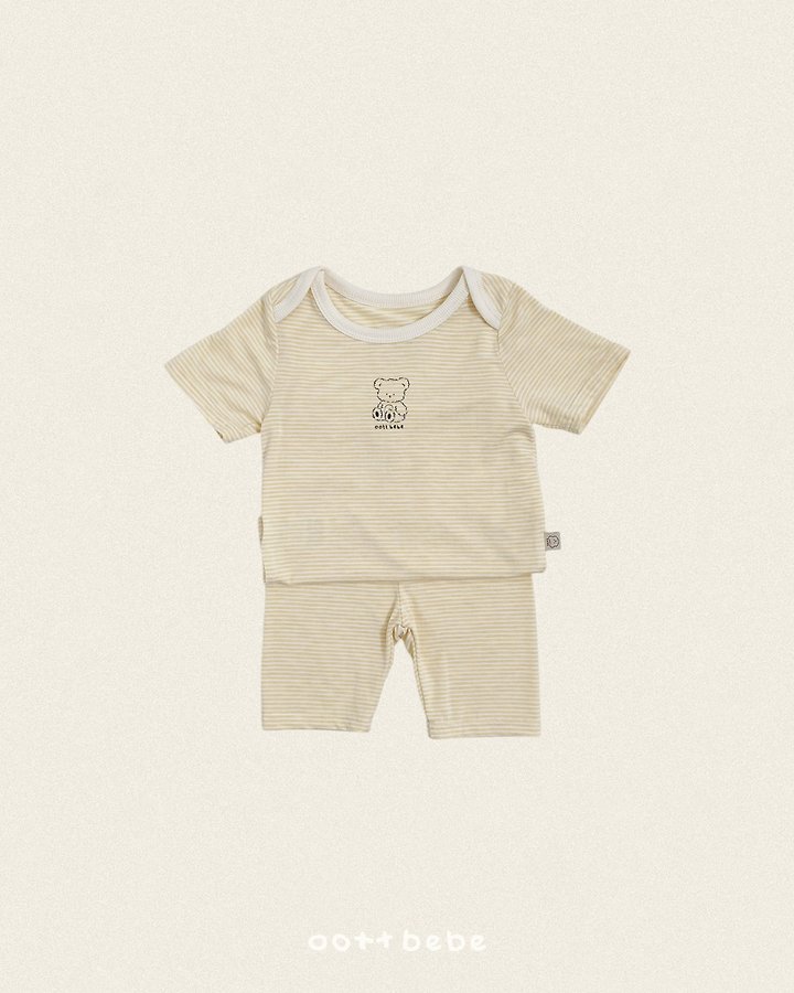 Oott Bebe - Korean Children Fashion - #magicofchildhood - Chewy Stripe Easywear - 2
