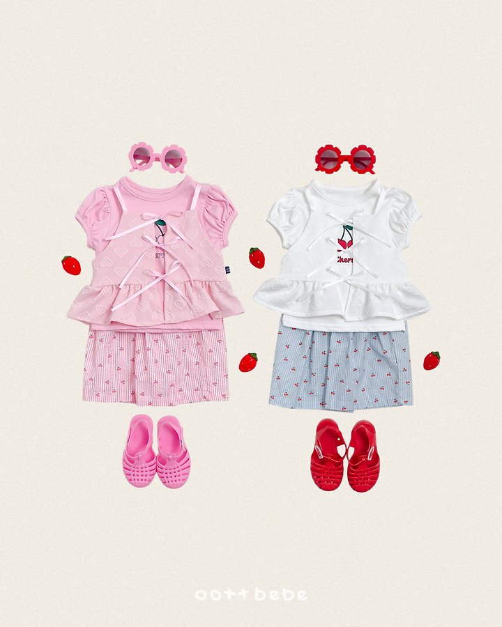 Oott Bebe - Korean Children Fashion - #minifashionista - Heart Bustier