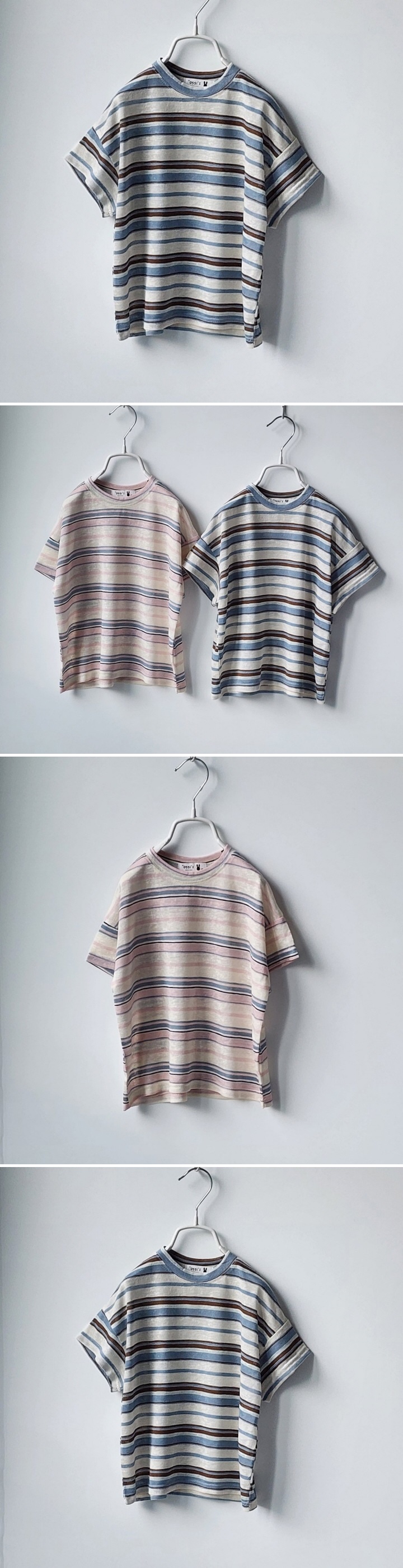 Ossi'i - Korean Children Fashion - #todddlerfashion - Stripe Tee