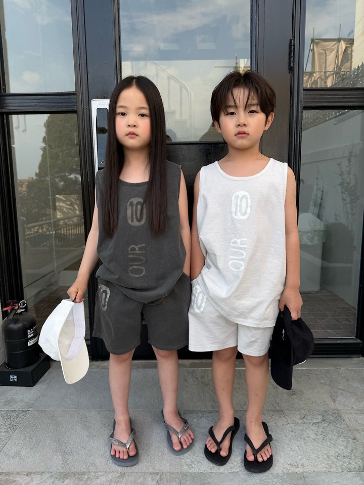 Our - Korean Children Fashion - #Kfashion4kids - Ten Washed Sleeveless Set - 12