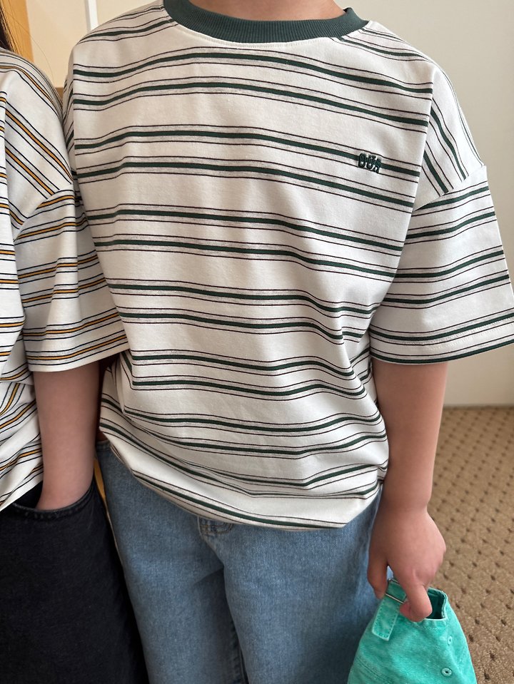 Our - Korean Children Fashion - #Kfashion4kids - Fly Striped Tee - 6