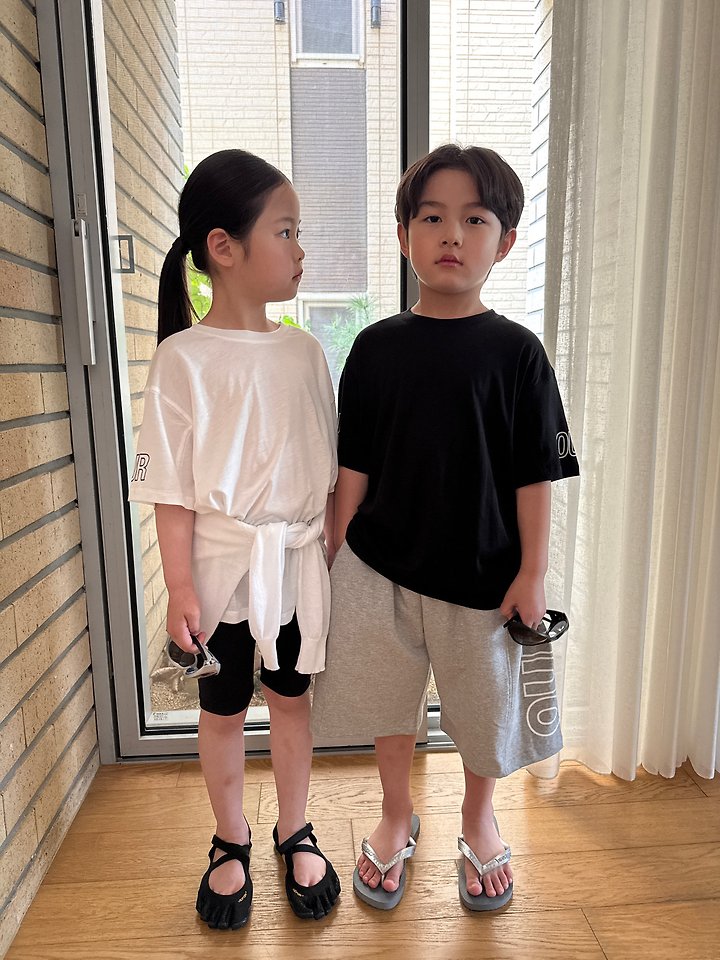 Our - Korean Children Fashion - #Kfashion4kids - Running Logo Tee - 5