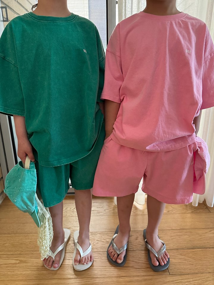 Our - Korean Children Fashion - #Kfashion4kids - 26 Stone Washed Set - 3