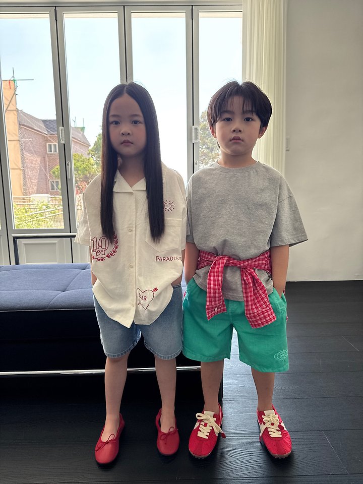 Our - Korean Children Fashion - #Kfashion4kids - Linen Drawing Shirt - 5