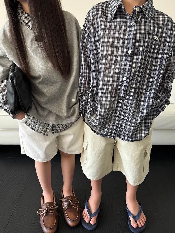 Our - Korean Children Fashion - #childofig - Check Shirt - 7