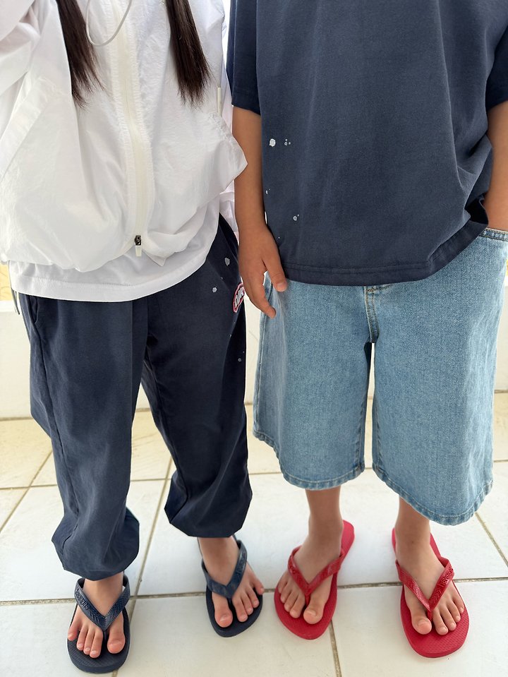 Our - Korean Children Fashion - #childofig - Brush Wappen Jogger Pants - 5