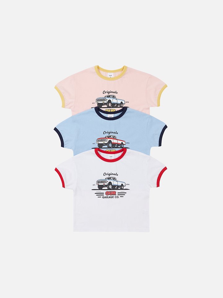 Our - Korean Children Fashion - #childofig - Truck Rappa Tee