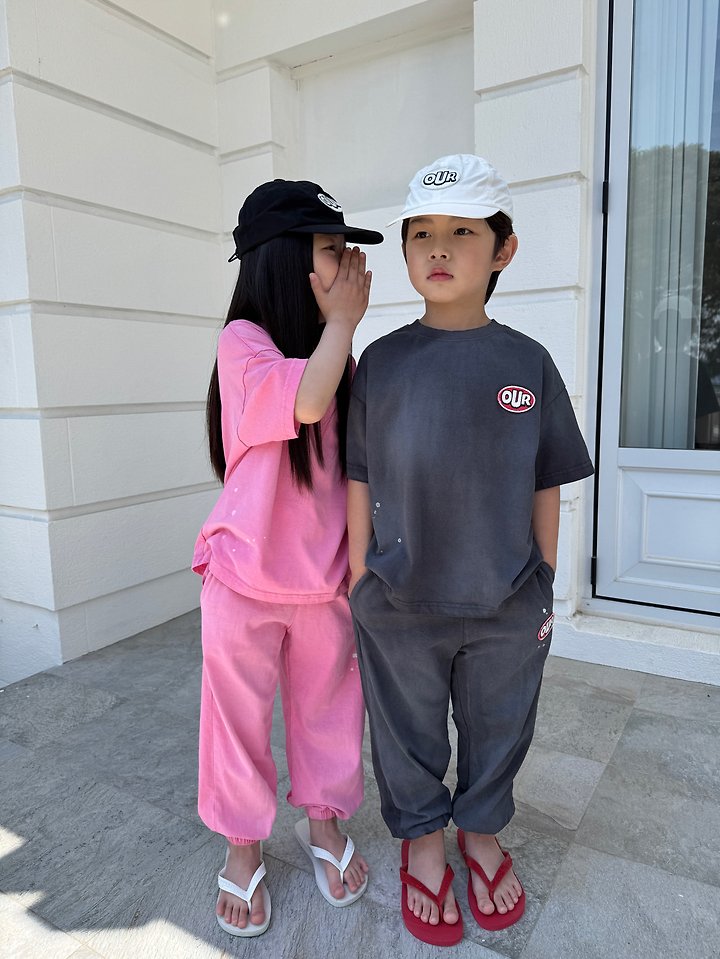 Our - Korean Children Fashion - #childofig - Paint Brush Tee - 7