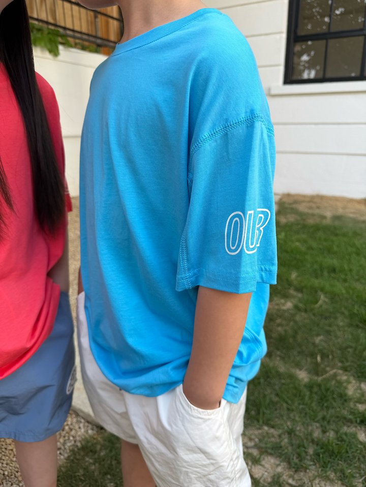 Our - Korean Children Fashion - #childofig - Running Logo Tee - 11