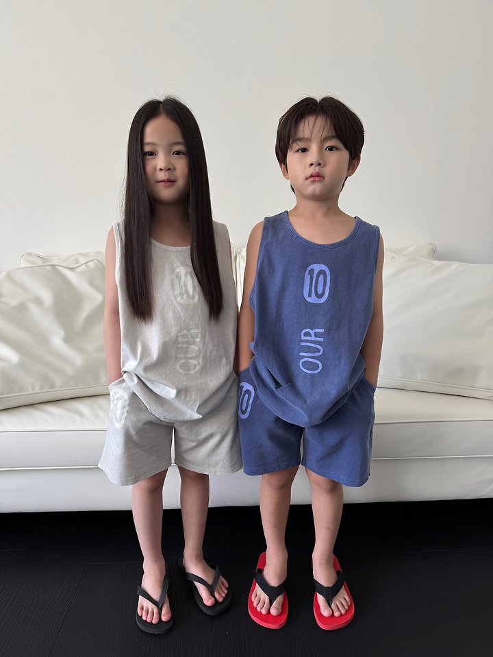 Our - Korean Children Fashion - #childrensboutique - Ten Washed Sleeveless Set - 5