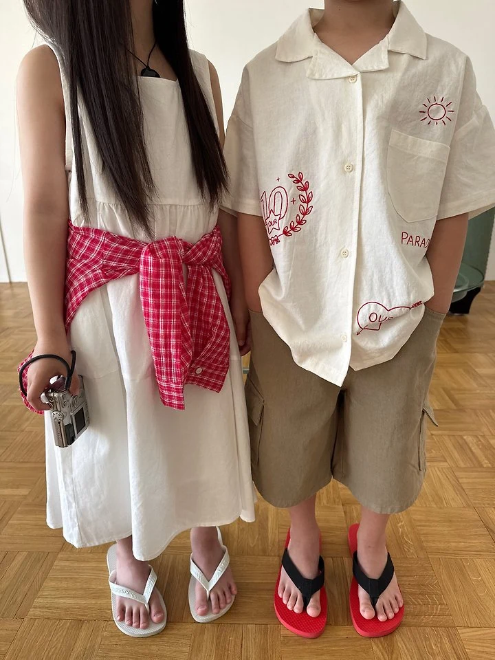 Our - Korean Children Fashion - #childofig - Bay Sleeveless One-piece - 4