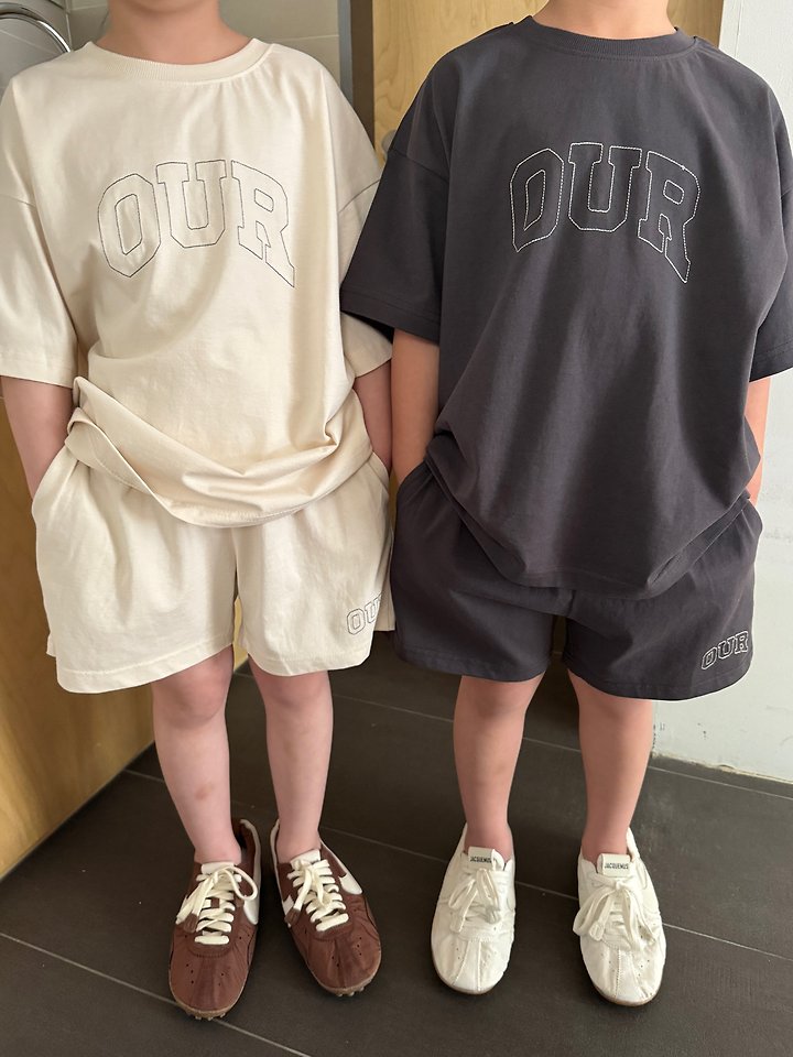 Our - Korean Children Fashion - #childrensboutique - Stitch Logo Set - 4