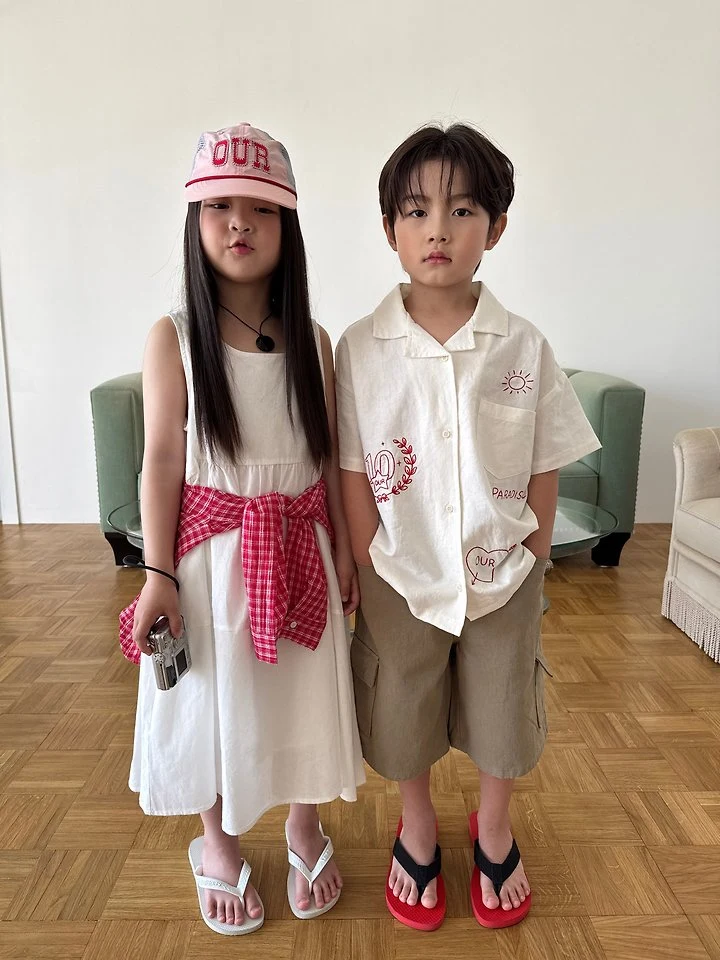 Our - Korean Children Fashion - #designkidswear - Bay Sleeveless One-piece - 5