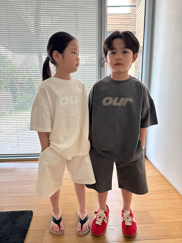 Our - Korean Children Fashion - #discoveringself - Ash Washed Set - 12