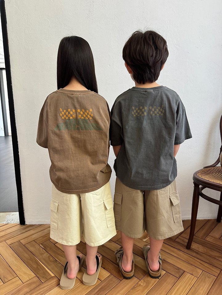 Our - Korean Children Fashion - #discoveringself - Sand Bermuda Cargo Pants - 9
