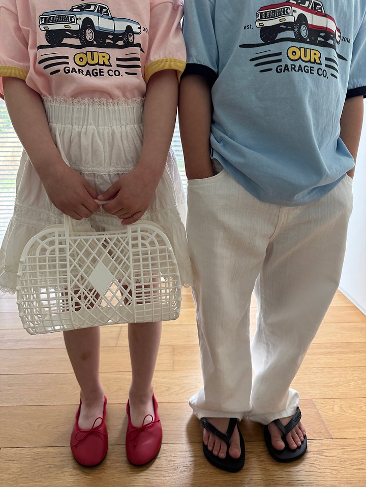 Our - Korean Children Fashion - #discoveringself - Summer Signature Denim Pants - 8