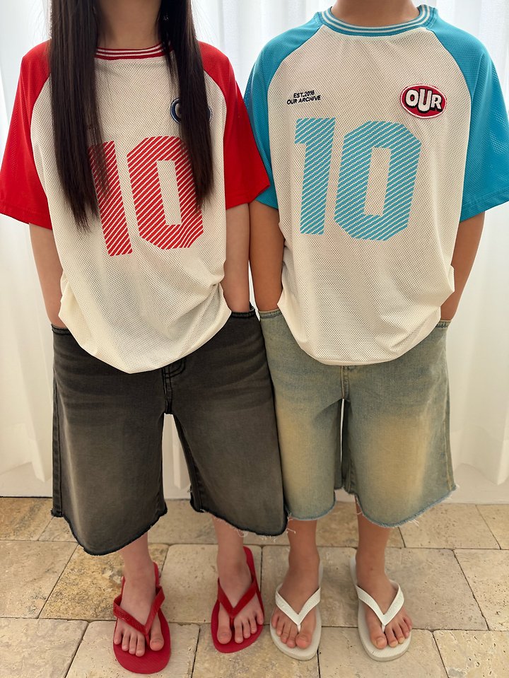 Our - Korean Children Fashion - #discoveringself - Utility Mesh Tee - 3