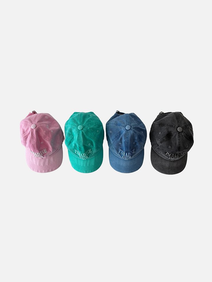 Our - Korean Children Fashion - #discoveringself - Paradise Washing Ball Cap