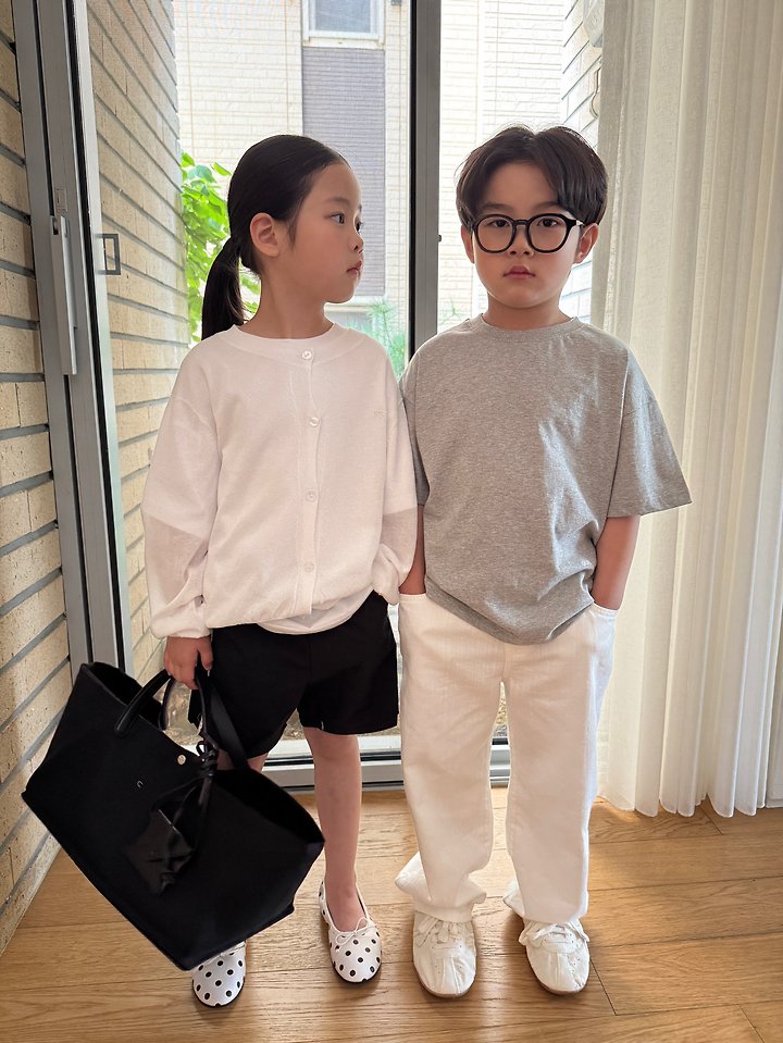 Our - Korean Children Fashion - #discoveringself - Plain Cardigan - 12