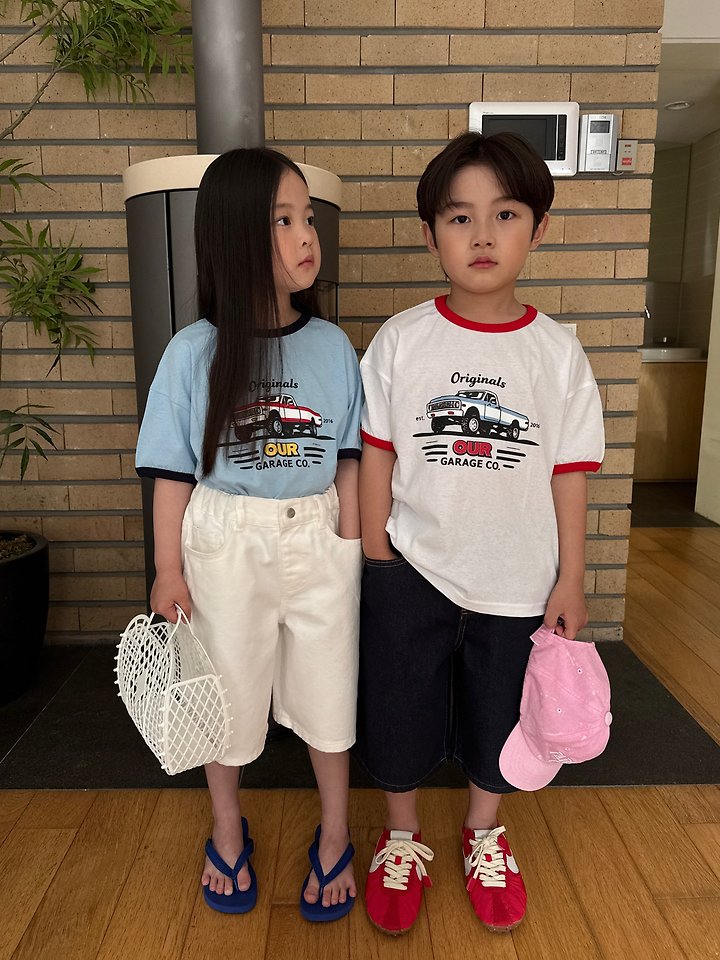 Our - Korean Children Fashion - #designkidswear - Truck Rappa Tee - 4