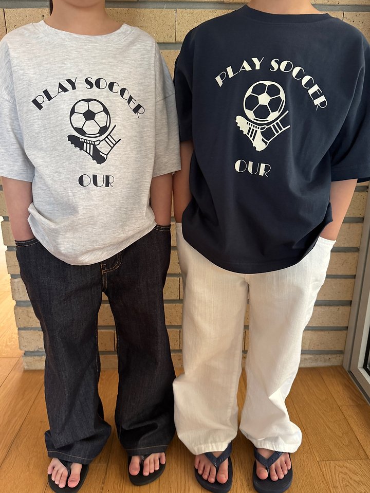 Our - Korean Children Fashion - #discoveringself - Soccer Tee - 5