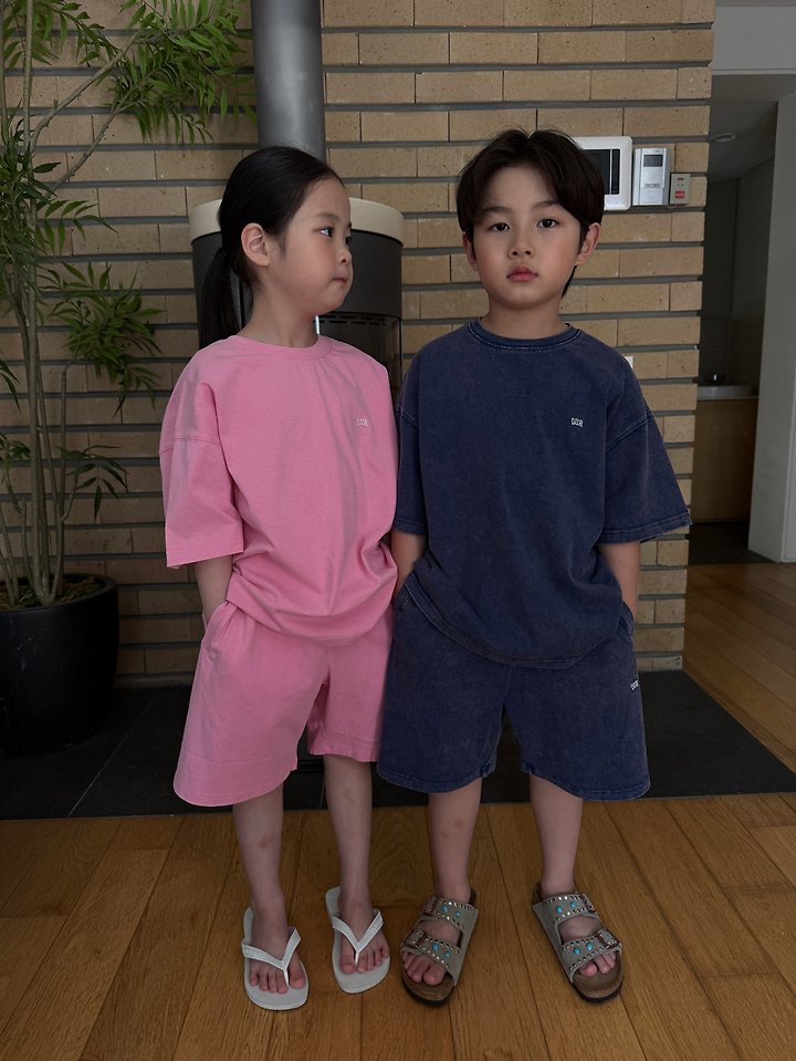 Our - Korean Children Fashion - #discoveringself - 26 Stone Washed Set - 12