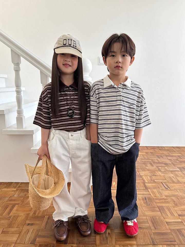Our - Korean Children Fashion - #discoveringself - Like ST Collar Tee - 11