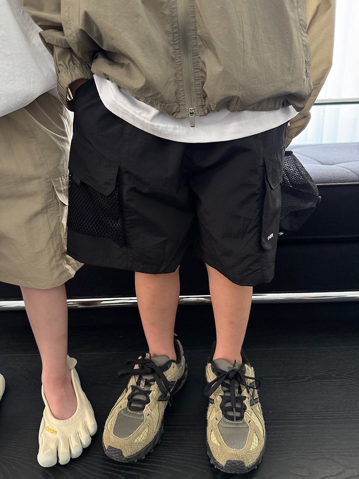 Our - Korean Children Fashion - #fashionkids - Net Cargo Pants - 5
