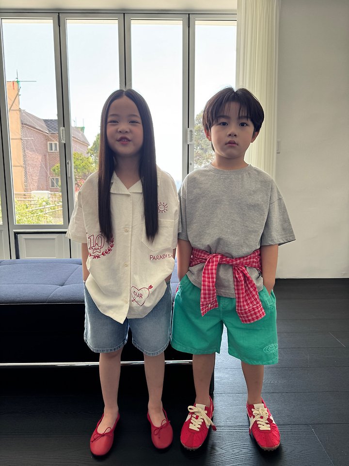 Our - Korean Children Fashion - #kidsshorts - Planet Washed Pants - 9