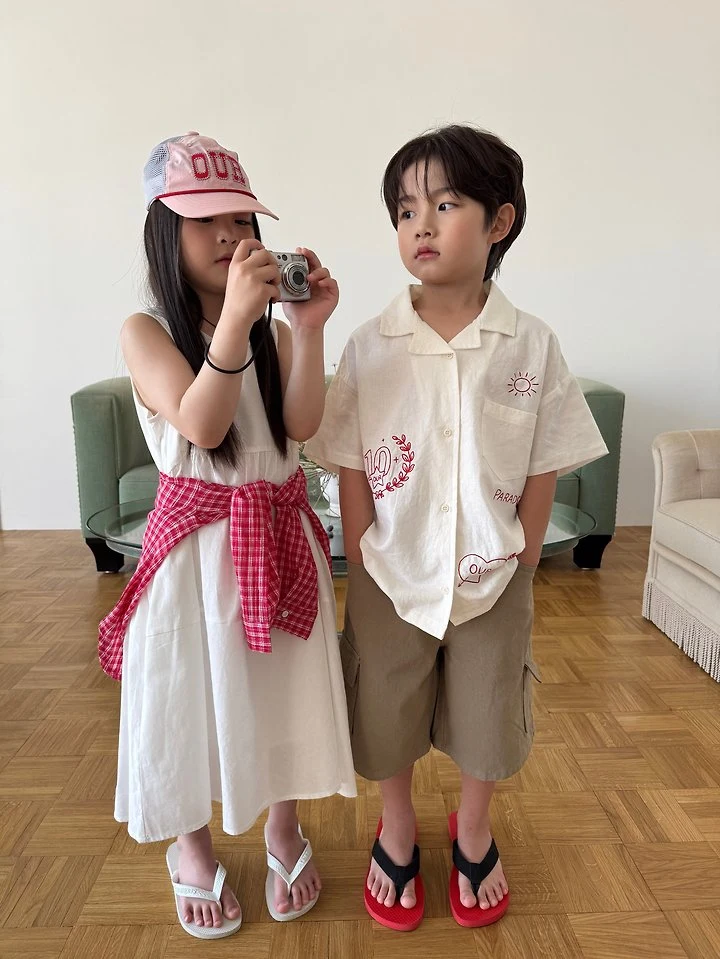 Our - Korean Children Fashion - #kidsshorts - Bay Sleeveless One-piece - 8