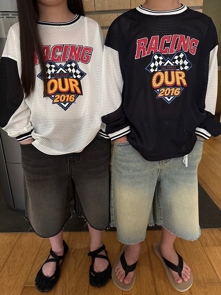 Our - Korean Children Fashion - #fashionkids - Racing Mesh Jersey Tee - 4