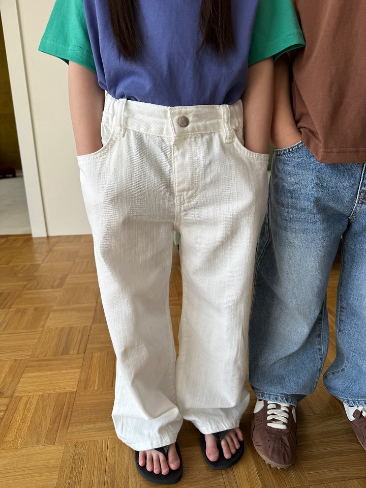 Our - Korean Children Fashion - #kidsstore - Summer Signature Denim Pants - 11